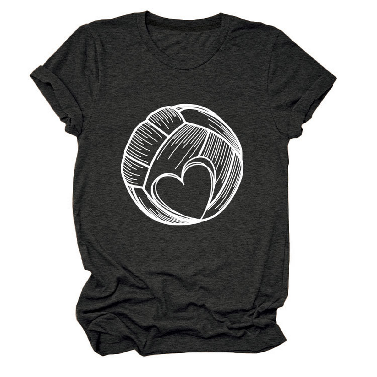 Love Football T-Shirt ? Casual Plus Size Top