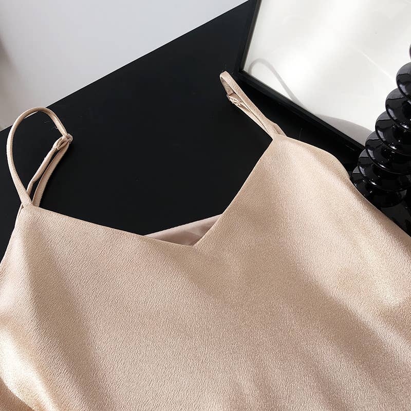 SATIN DROP HAUTE COUTURE HALTER DRESS