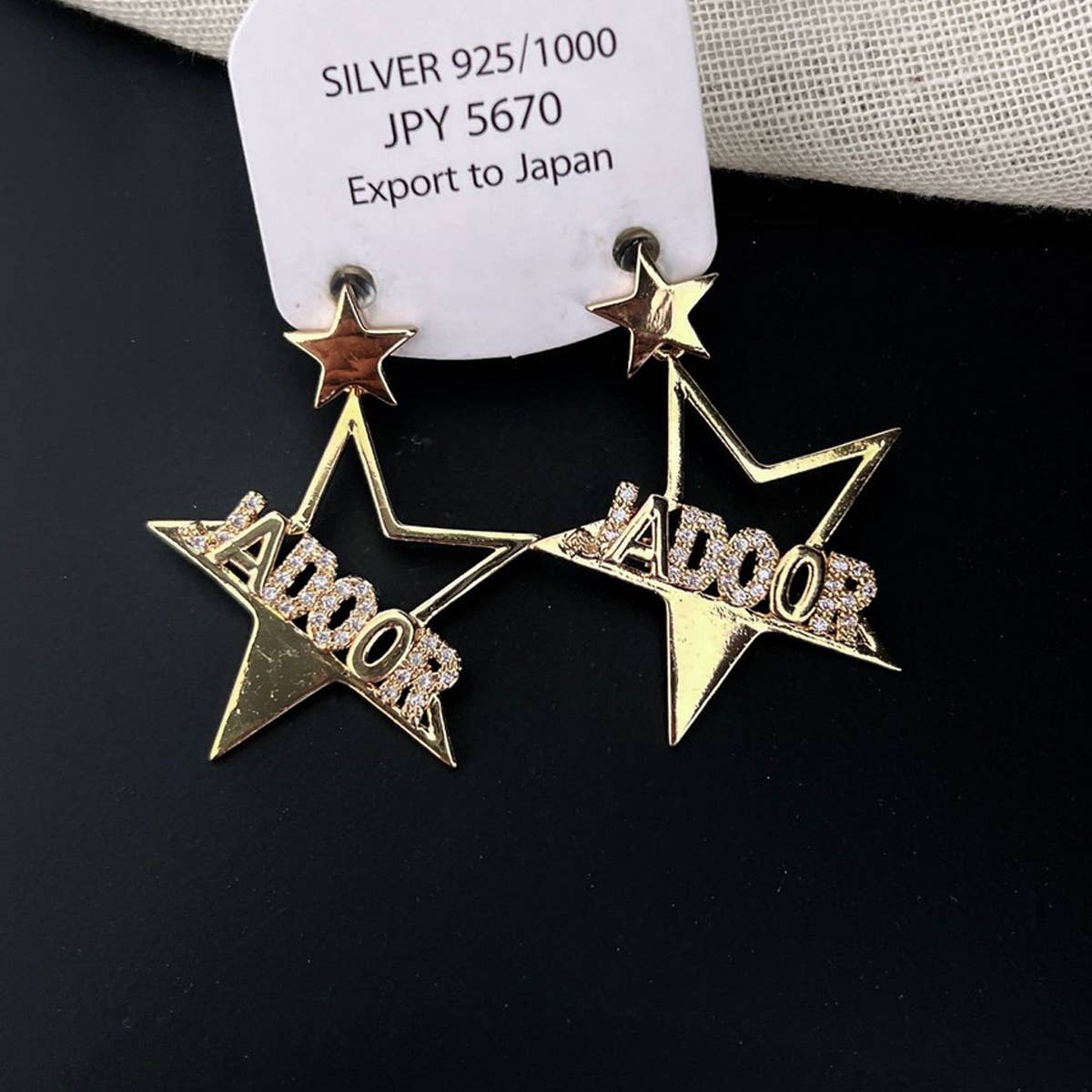 UNIQUE PENTAGRAM EARRINGS