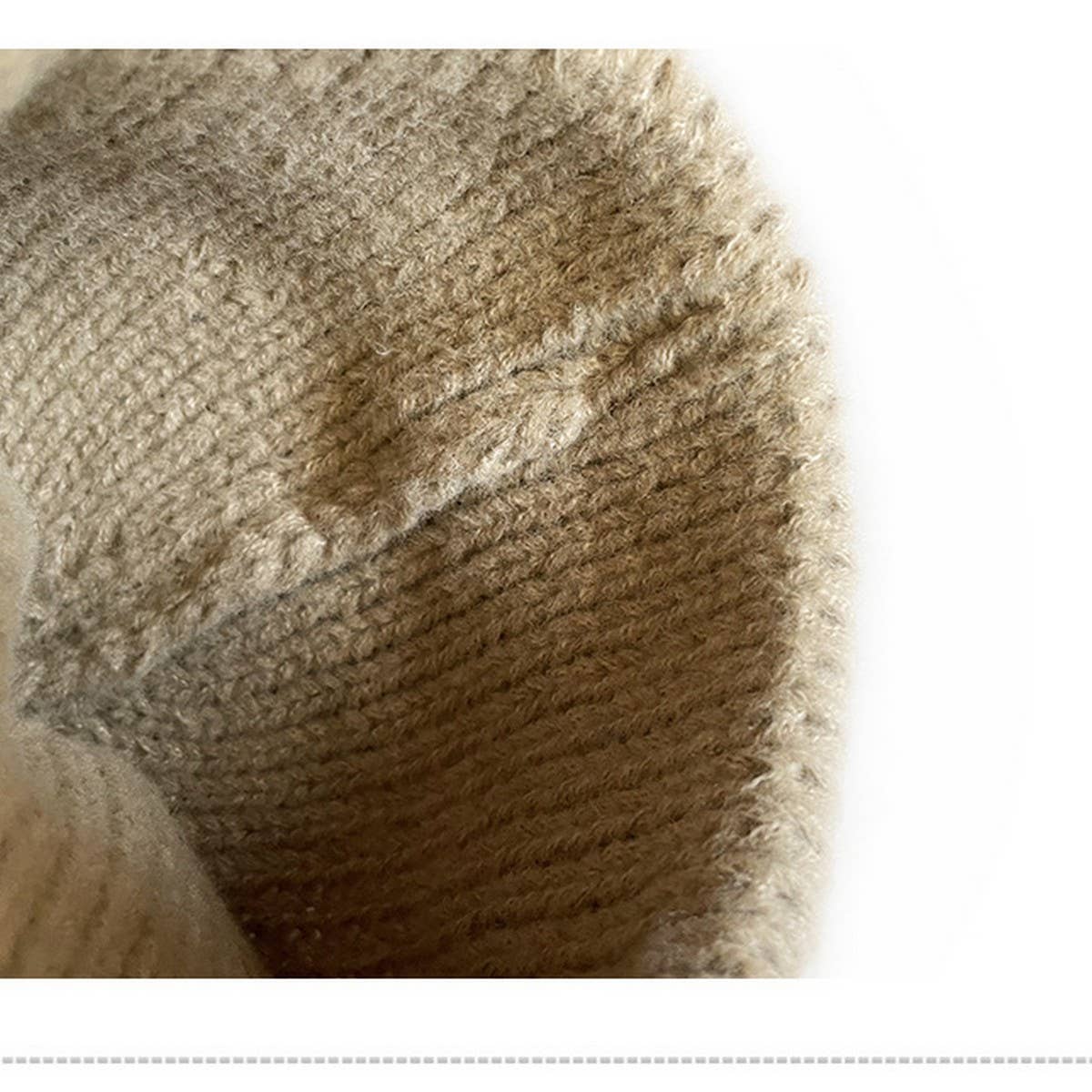 ADULT KNITTED HAT CUTE SOLID COLOR LADIES_CWAH2054