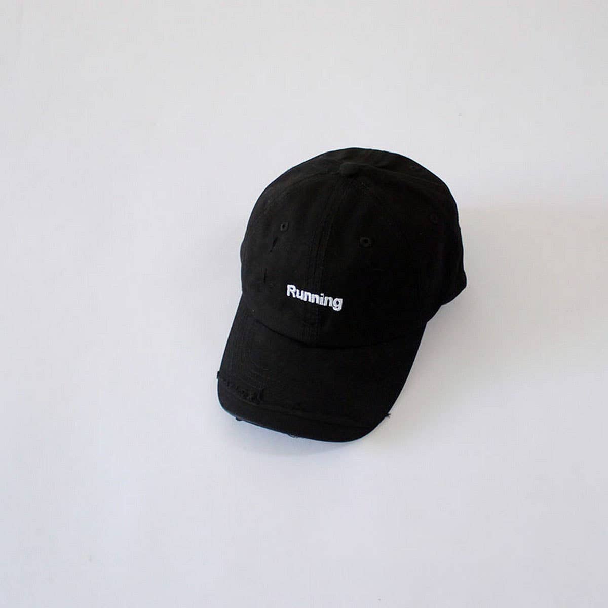 INS Kids Distressed Baseball Cap Letter Embroidery CWAH2889