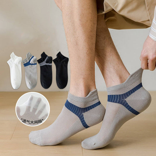 DEODORANT AND SWEAT-ABSORBENT MEN'S SPORTS SOCKS