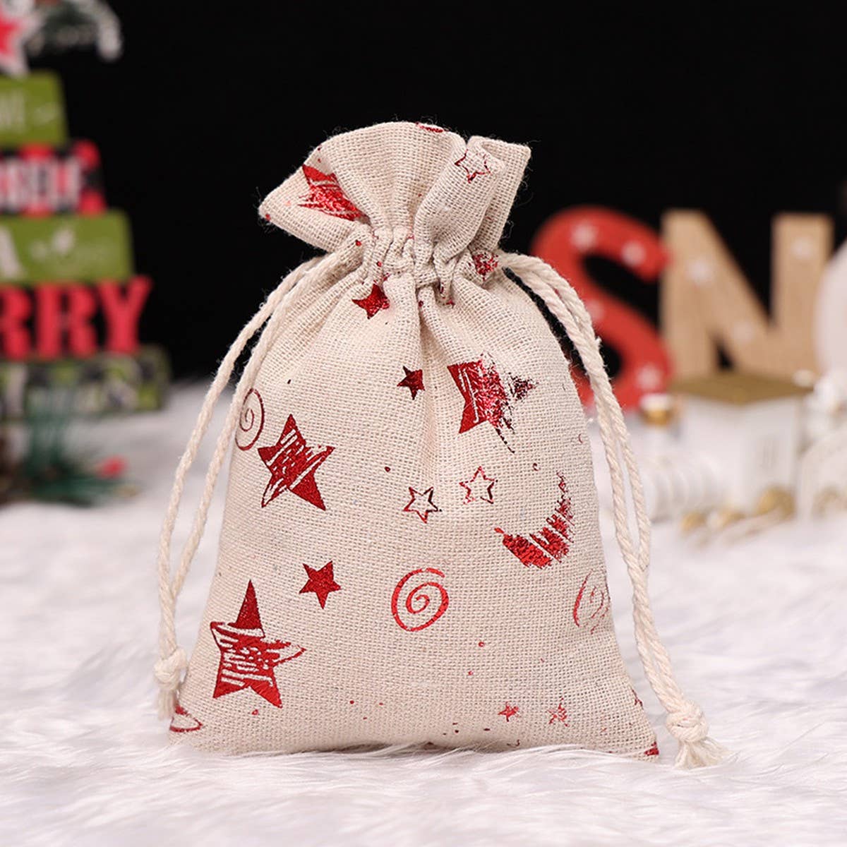 CWMM9410_CHRISTMAS CANDY DRAWSTRING GIFT BAG
