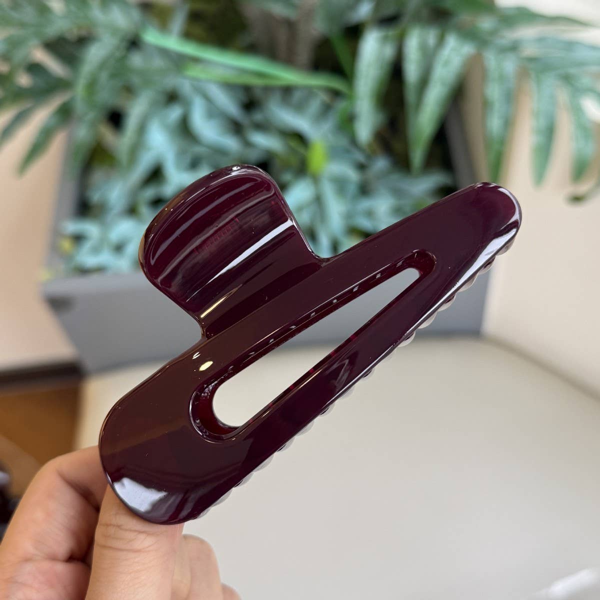 CWAHA4557_HOLLOW WATER DROP BUTTERFLY BUCKLE HAIRPIN