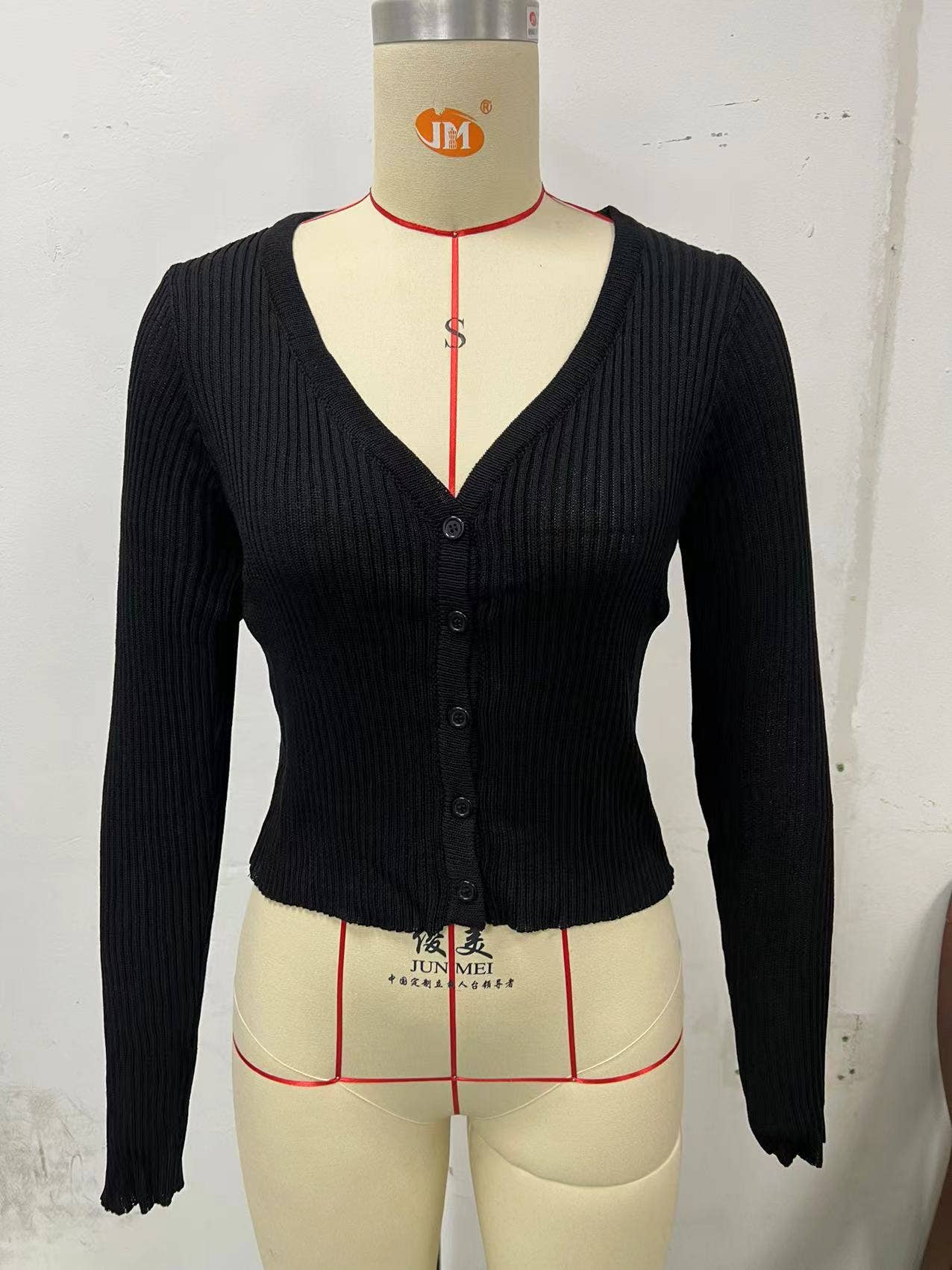 SINGLE-BREASTED CARDIGAN SOLID COLOR KNIT COAT