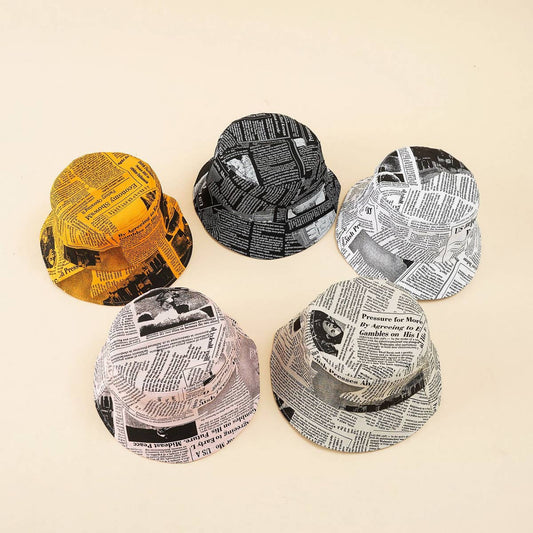 FASHION GRAFFITI WASHED SUN BUCKET HAT_CWAH1424