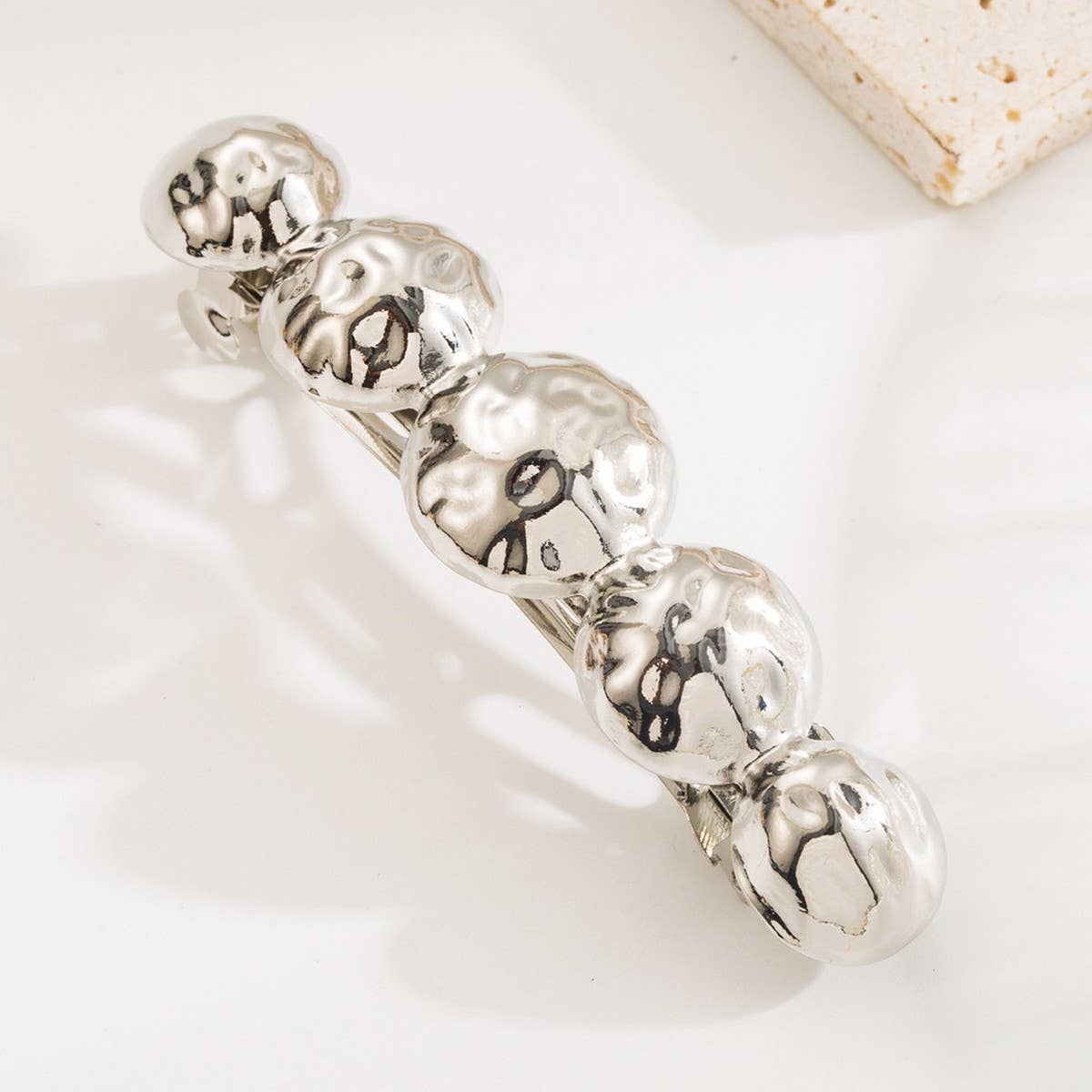 Minimalist Metal Hair Clip for Twisted Styles