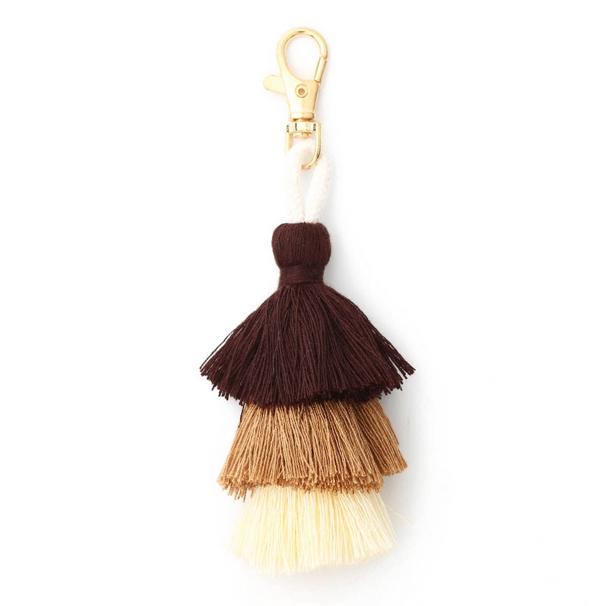 Bohemian Handmade Multi-Layer Tassel Keychain_CWAB5022