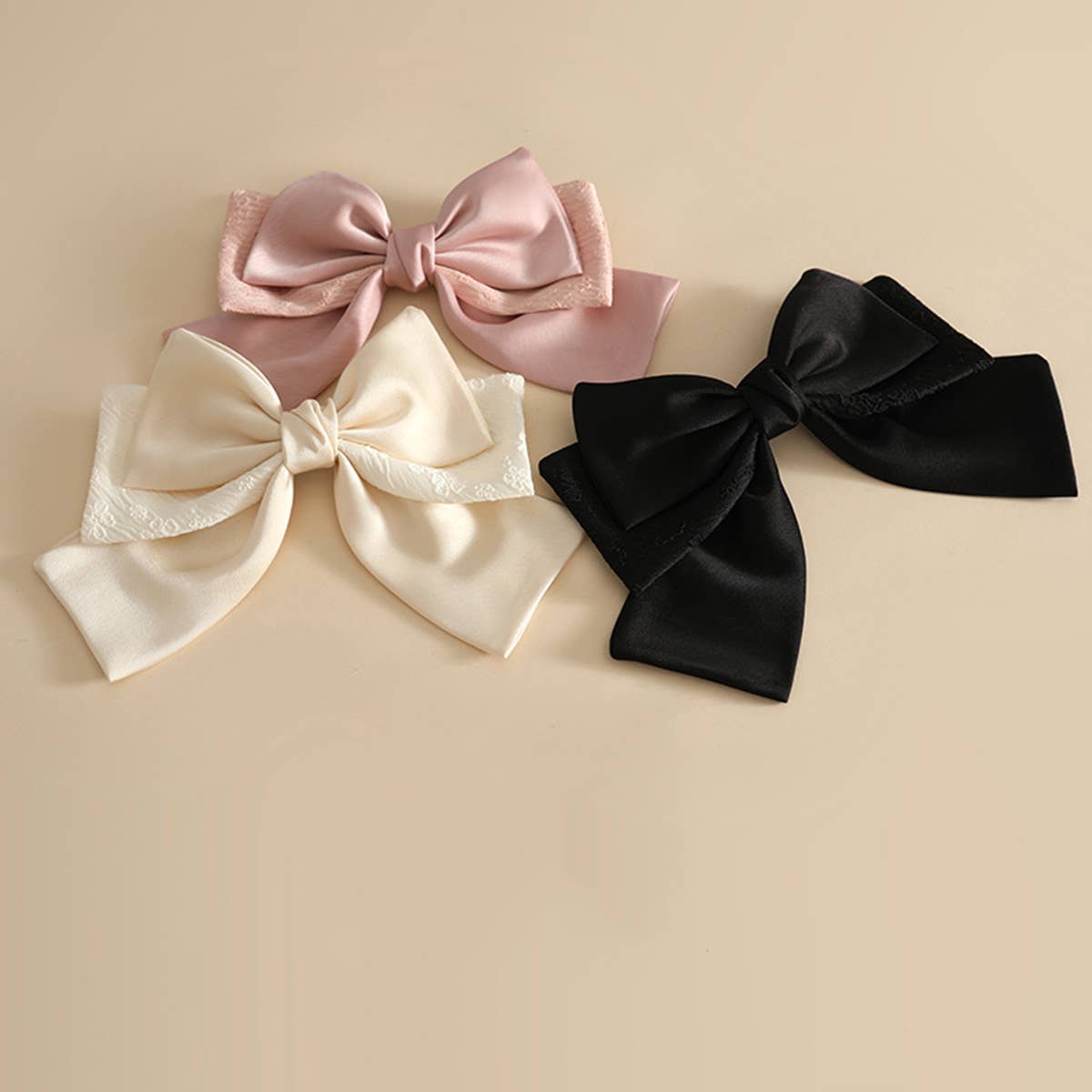 SIMPLE AND HIGH-END BIG BOW HAIRPIN