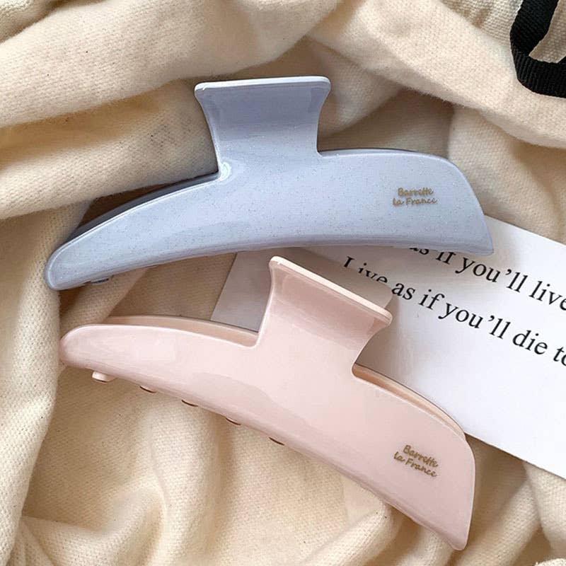 Jelly elegant Deluxe large light blue clip