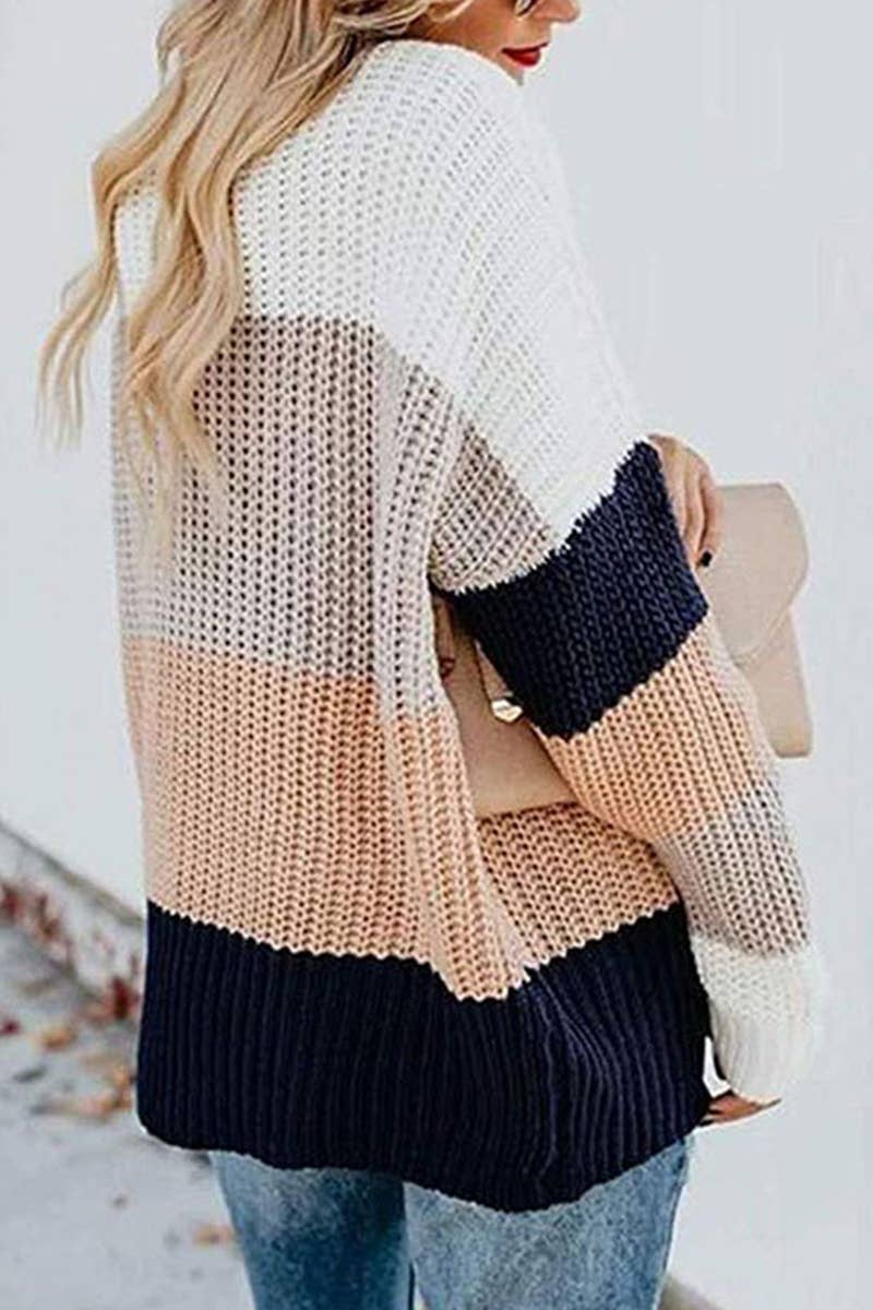 STRIPED PULLOVER RAINBOW KNITWEAR