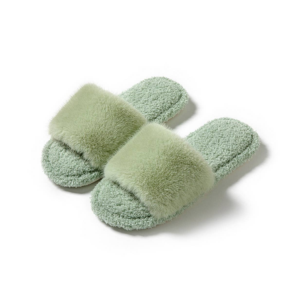 HOME AUTUMN AND WINTER OPEN COTTON SLIPPERS