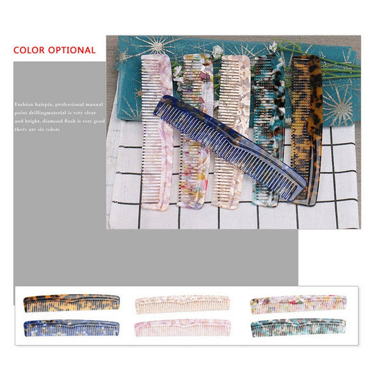 GRADIENT TEETH HAIR COMB LONG COMB 4.0MM THICKCOMB