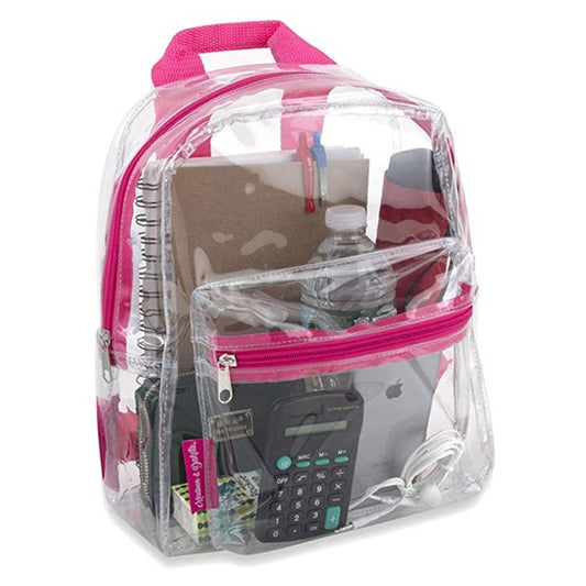 ransparent PVC waterproof small schoolbag