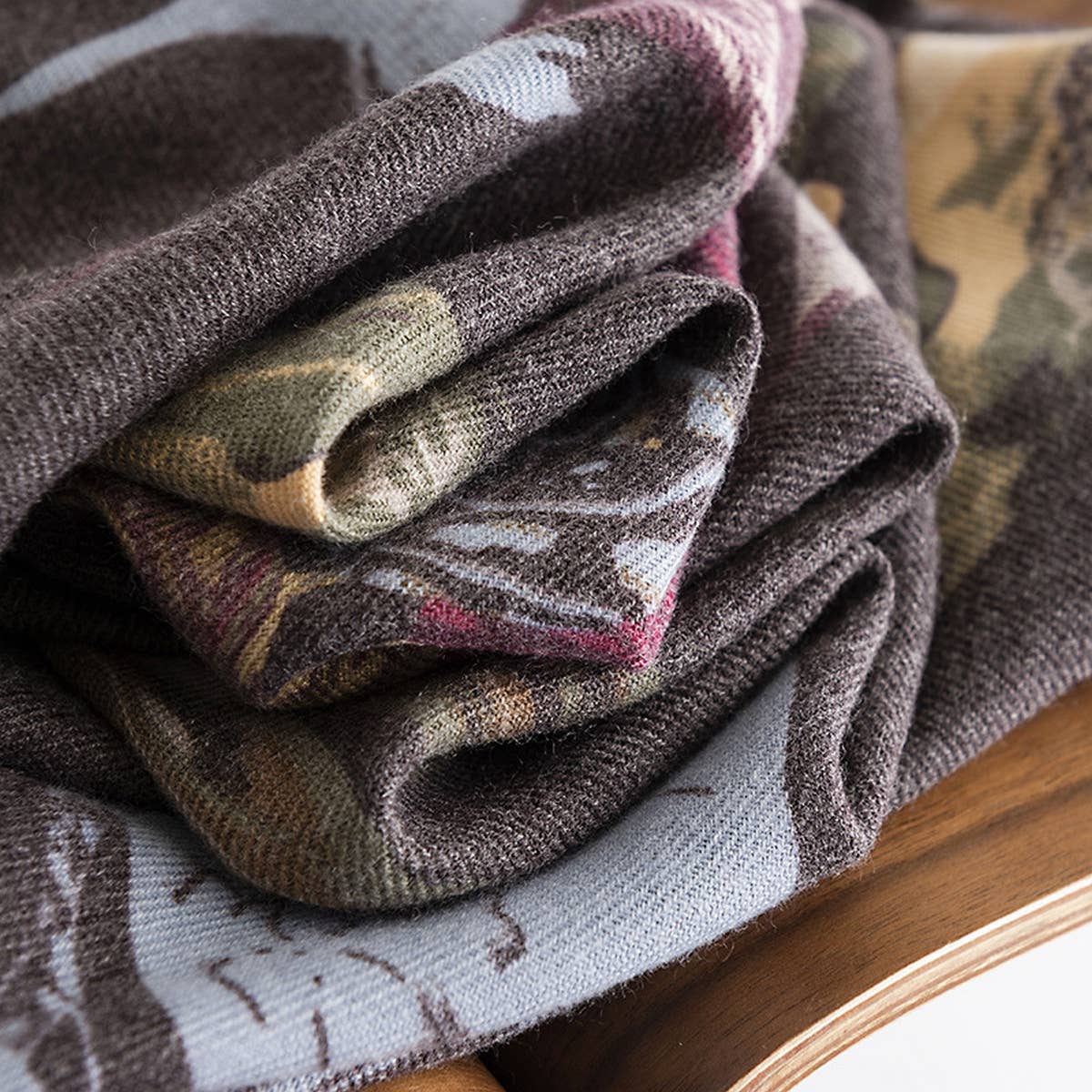 WOMEN SIMPLE FASHIONABLE WARM PRINTED SCARF