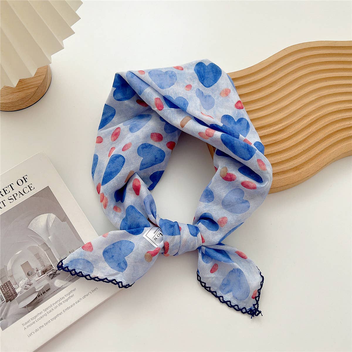 Cotton Linen Square Scarf for Women¡¯s Neck Wrap