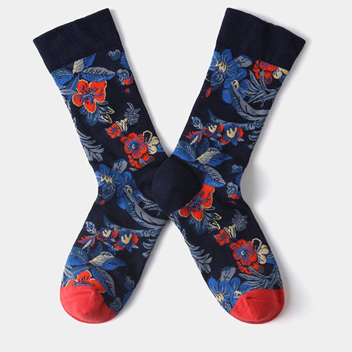 RETRO JACQUARD STREET SKATEBOARD SOCKS_CWMS0162