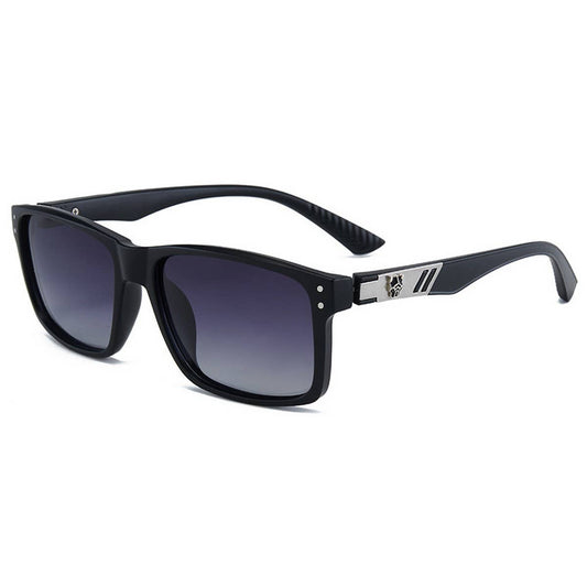 Trendy HD Polarized Rivet Square Sunglasses