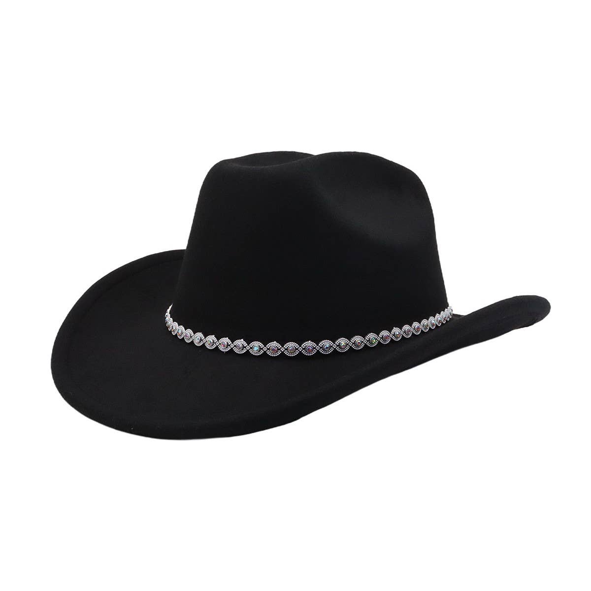 Western Ethnic Wool Fedora Hat New Arrival_CWAH04471