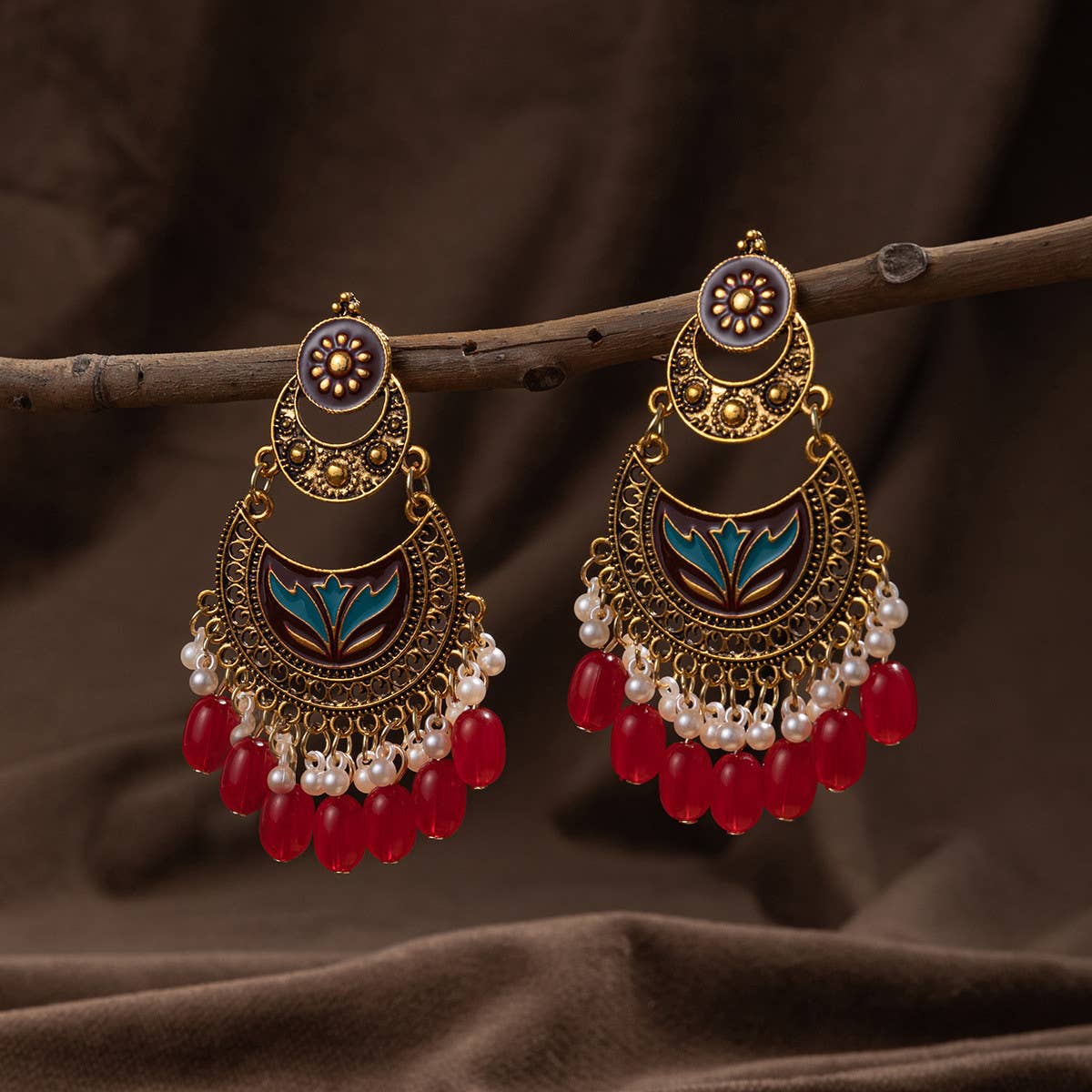 HOT SELLING BOHEMIAN SMALL MILLET BEAD EARRINGS