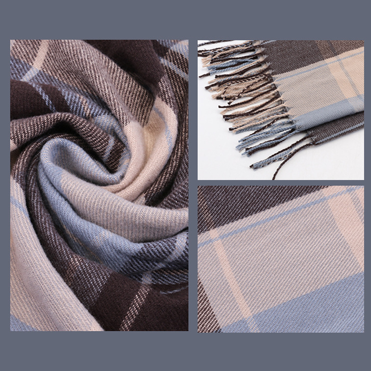 Tassel Scarf for Women - Thick Winter Warmth