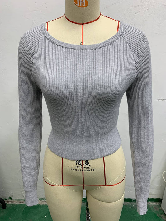 LONG SLEEVE BREATHABLE BACK WEAR NUDE YOGA WEAR