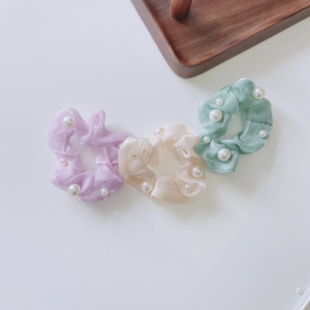 CHILDREN'S PEARL PURE COLOR HAIR TIE