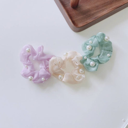 CHILDREN'S PEARL PURE COLOR HAIR TIE
