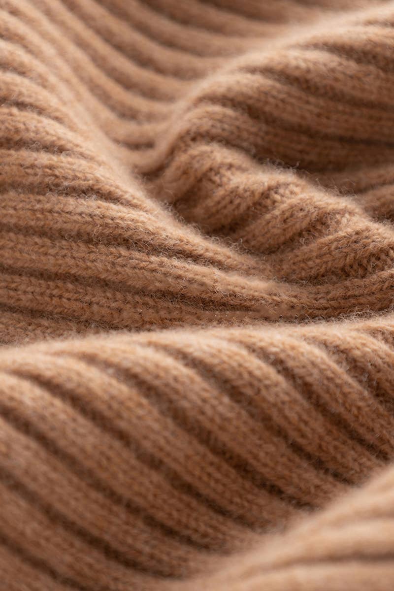 CHUNKY FLEECE SKIRT WITH HIP WRAP