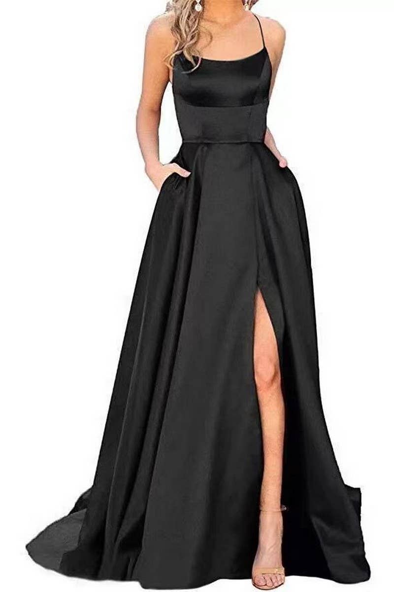 CWDMD5389_NEW SLEEVELESS EVENING GOWN WITH SMALL TRAIN