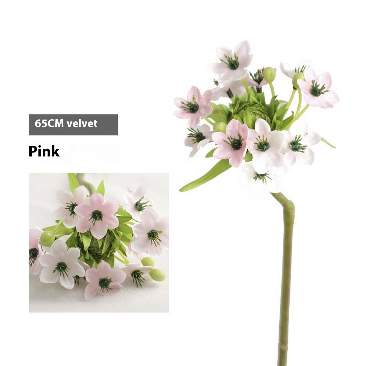 Velvet Artificial Fresh Bouquet Handheld Flower