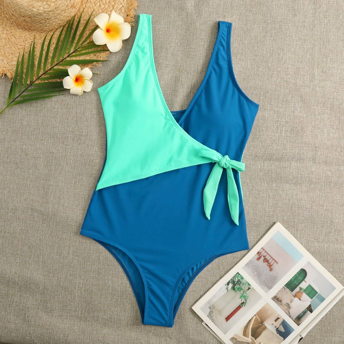 ONE-PIECE TUMMY-CONTROL BIKINI SWIMSUIT_CWMW0631
