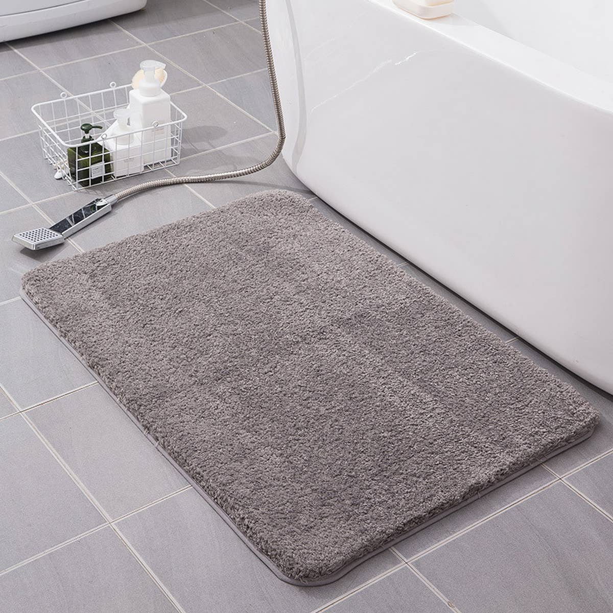 WATER-ABSORBENT NON-SLIP THICK BATHROOM MAT