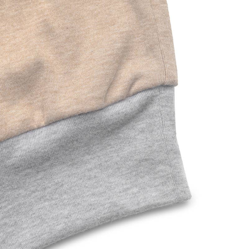 Round-neck color-blocking casual sweatshirt