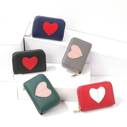 CUTE CARTOON PERSONALITY LEATHER CARD BAG_CWAB3882