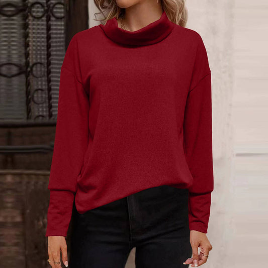 FASHION CASUAL TURTLENECK CASHMERE GROUND SWEATER