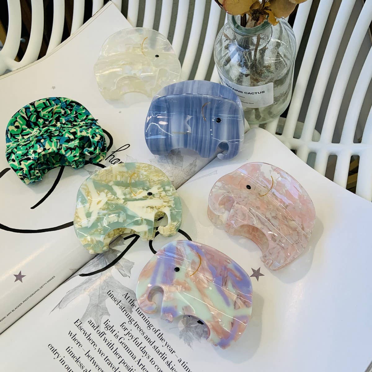 CARTOON ANIMAL ELEPHANT SIMPLE HAIRPIN_CWAHA2151