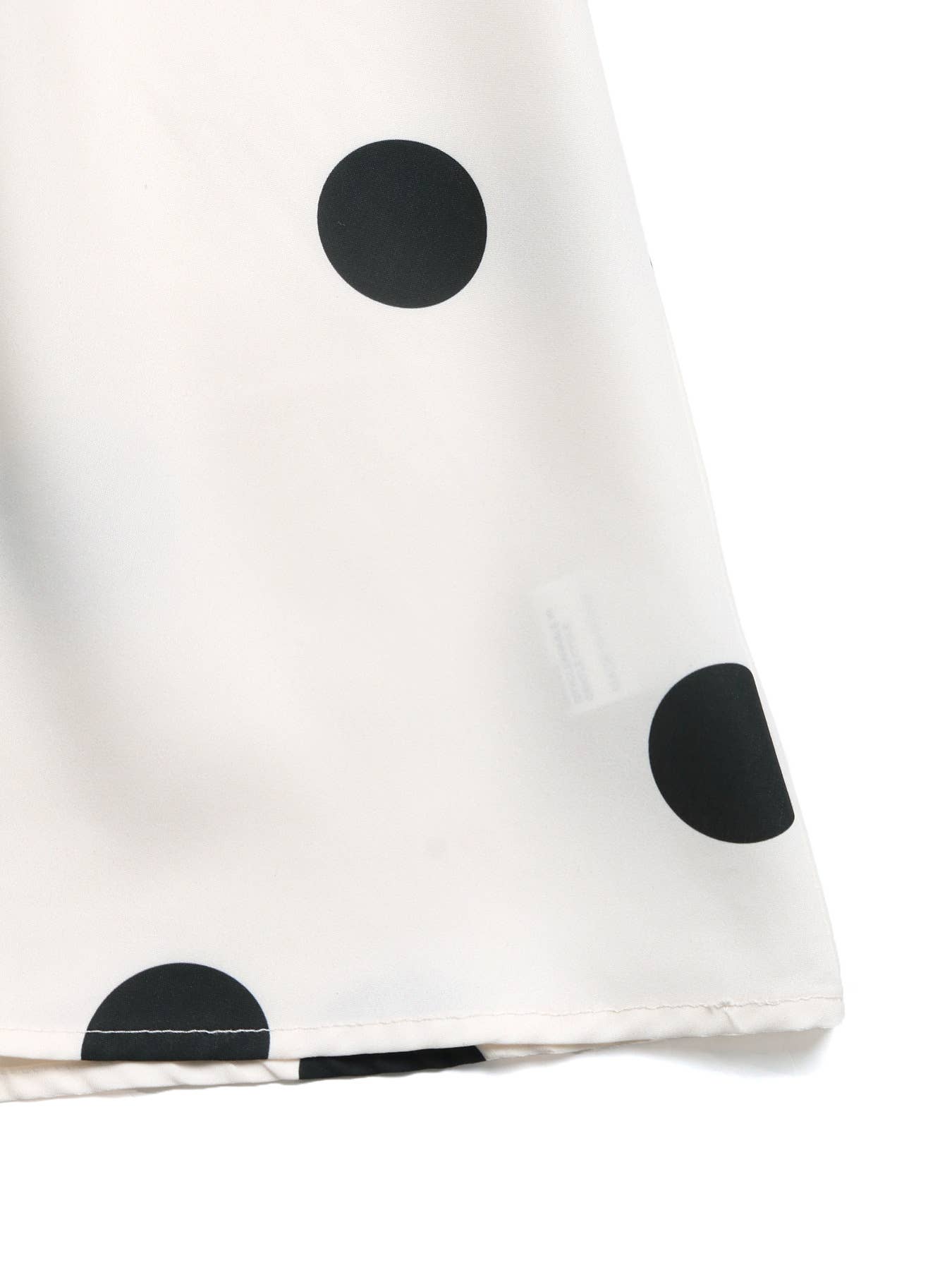 Polka dot printed retro elegant A-line skirt