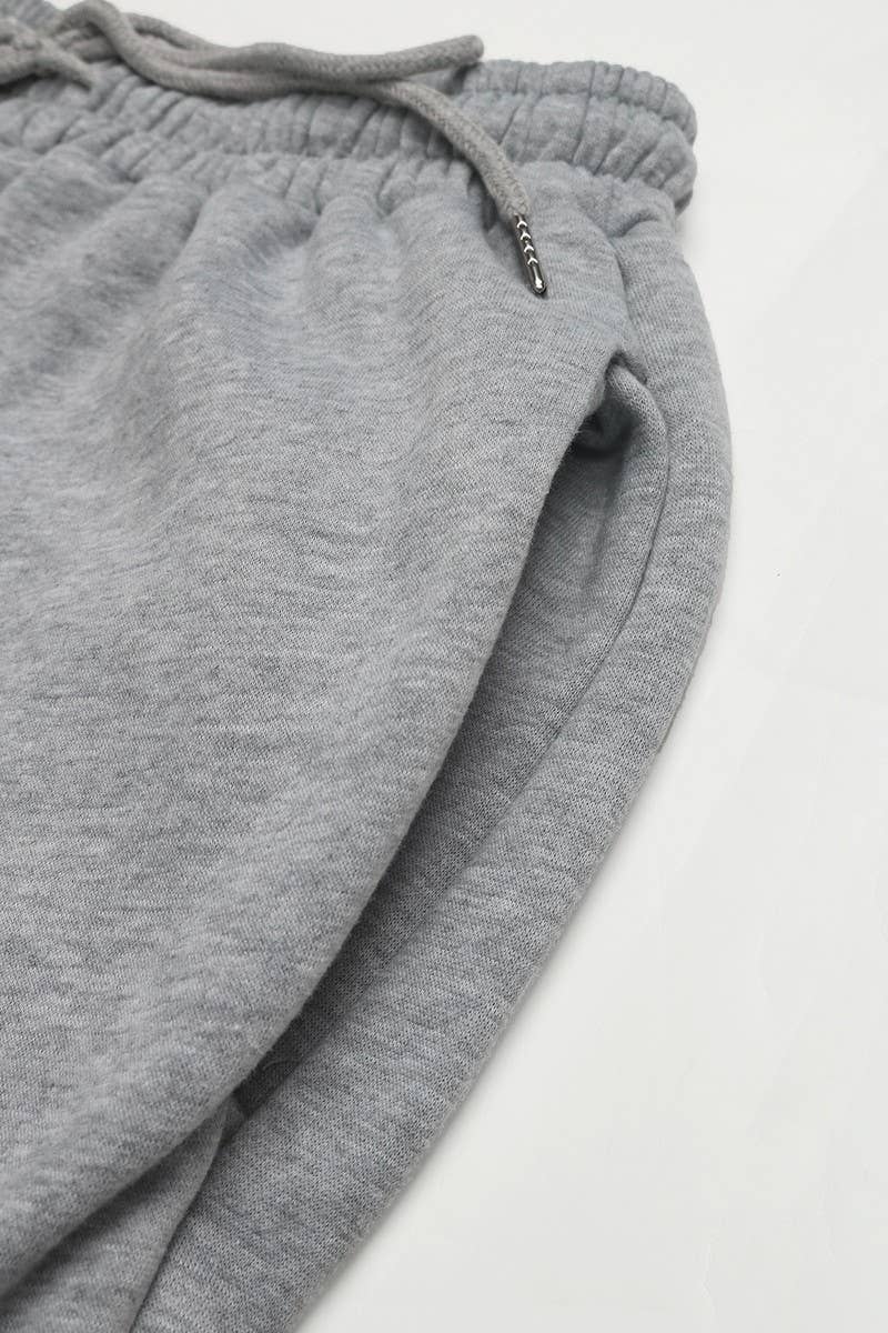 CWBLP1069_CASUAL HIGH WAIST PATCHWORK POCKET SWEATPANTS