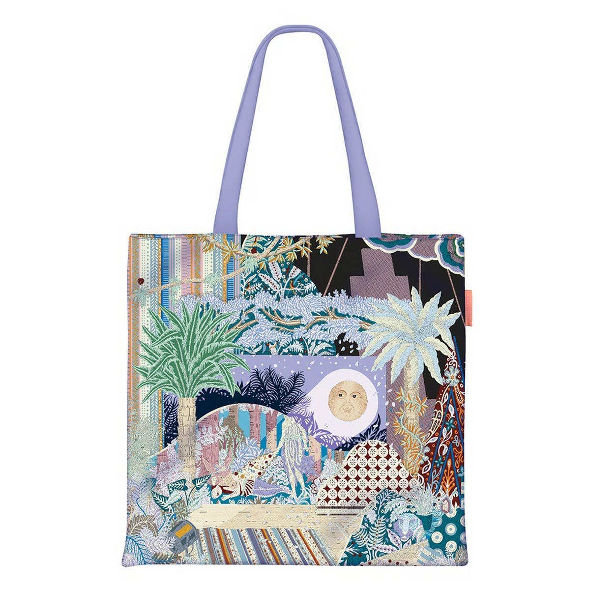 Midsummer Night Sun Canvas Tote Bag_CWAB5139