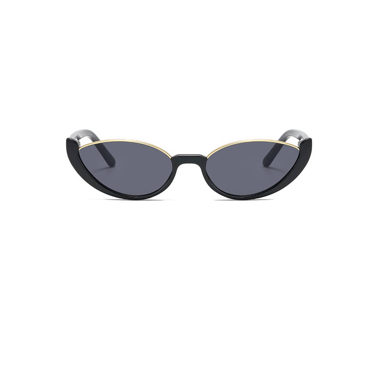 NEW HALF-FRAME CAT-EYE STREET STYLE SUNGLASSES