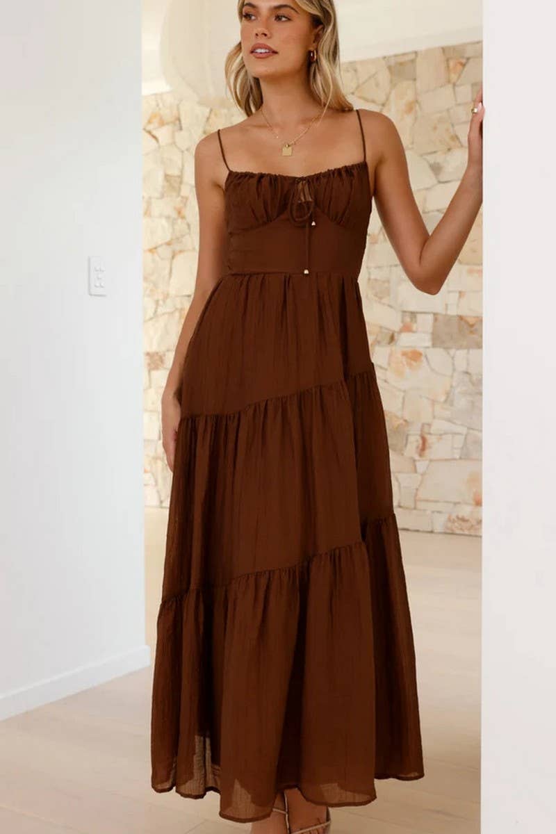 CWDMD5650_SLEEVELESS BACKLESS TIE STRAP MAXI FLARE DRESS