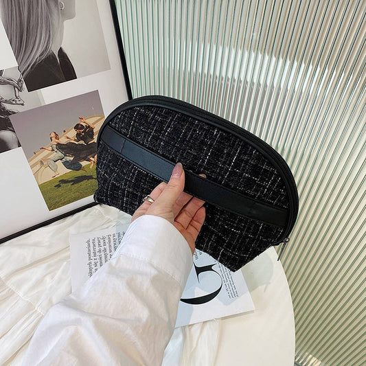 SEMI-CIRCULAR PORTABLE TRAVEL COSMETIC BAG_CWAB4393