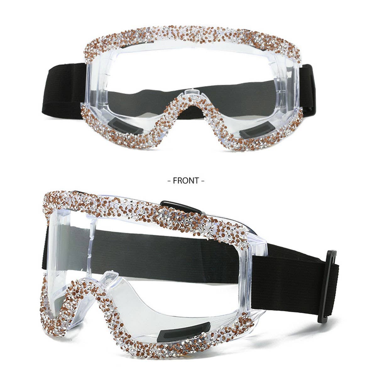 RHINESTONE ANTI-SAND AND DUST CYCLING GLASSES