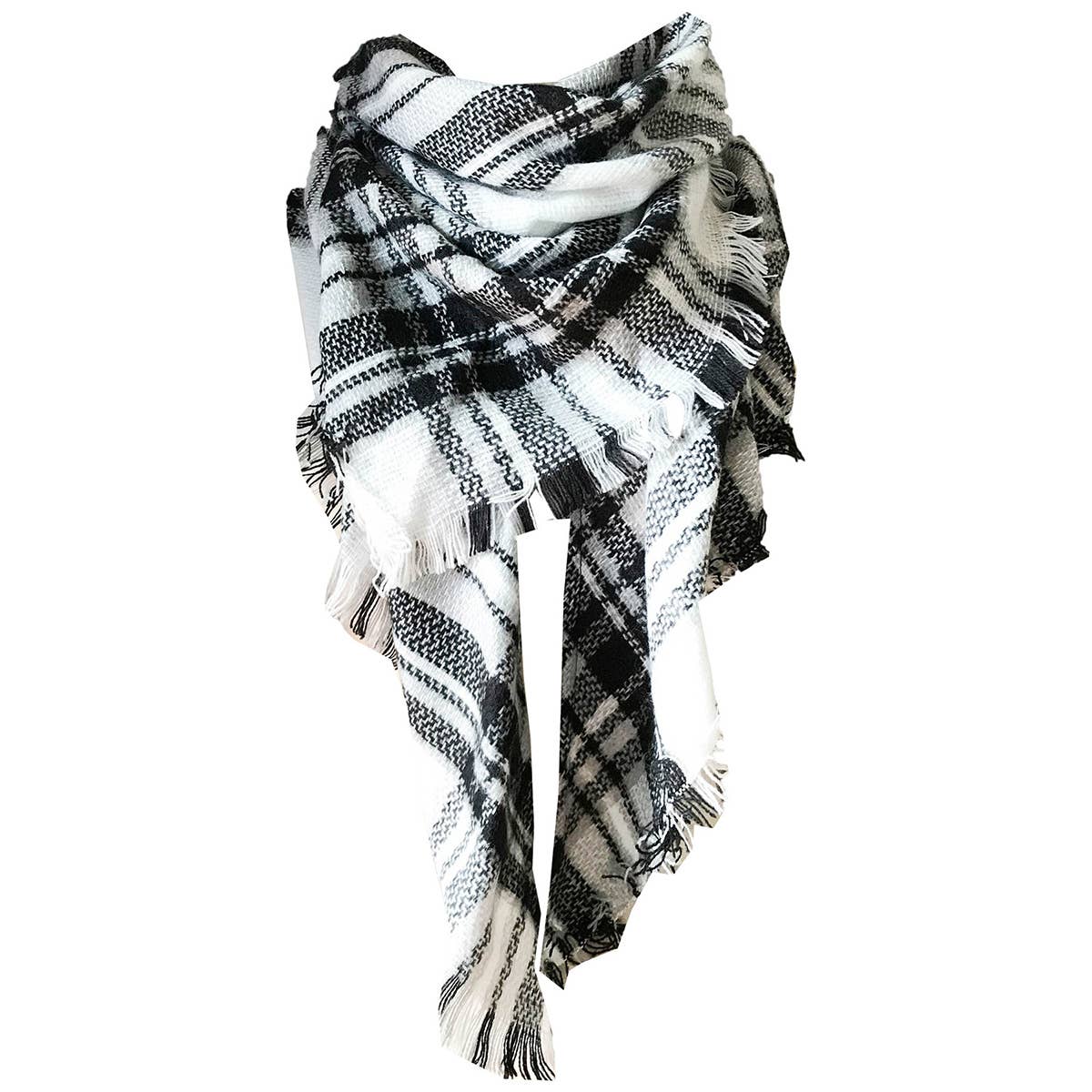 Autumn and Winter Plaid Faux Cashmere Scarf_CWASC0115