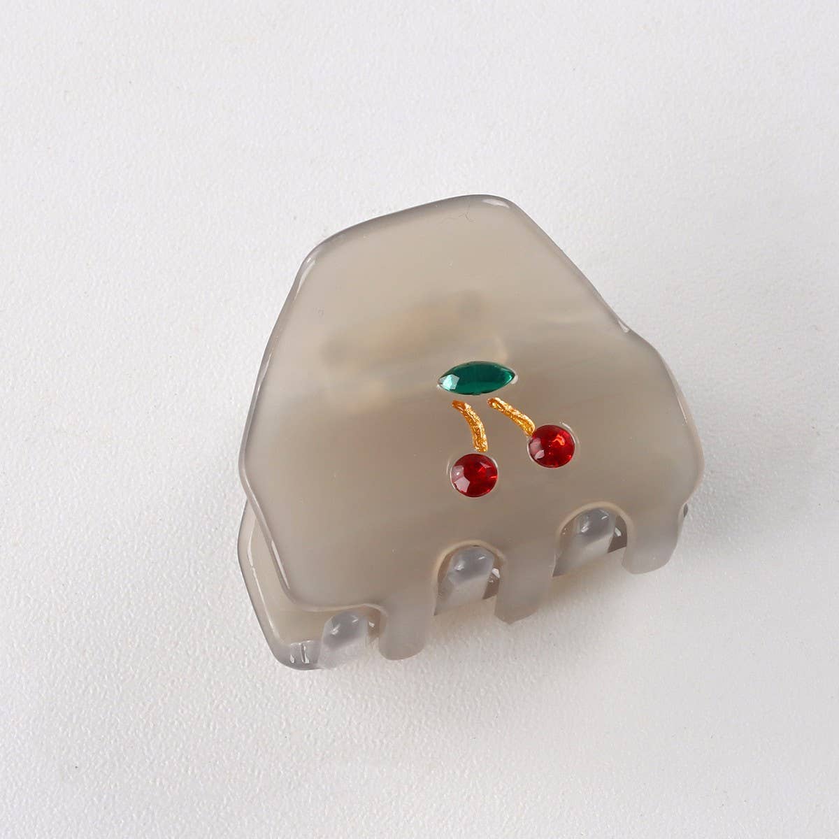 CWAHA1405_ CHERRY SMALL HAIR CLAW CLIP,SUMMER SET