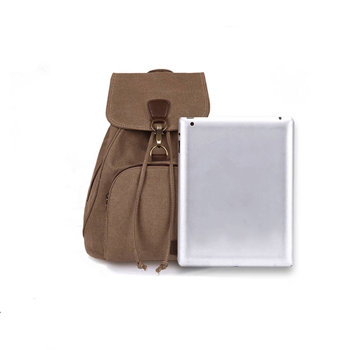 BACK-TO-SCHOOL CANVAS BACKPACK,LAPTOP COMPARTMENT_CWAB2212