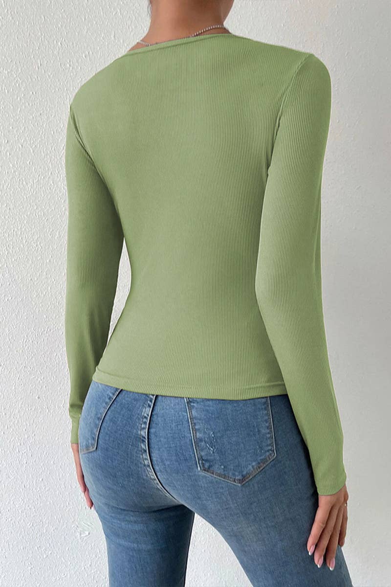 WOMEN FASHIONABLE SOLID BLOUSE_CWTBLL0486