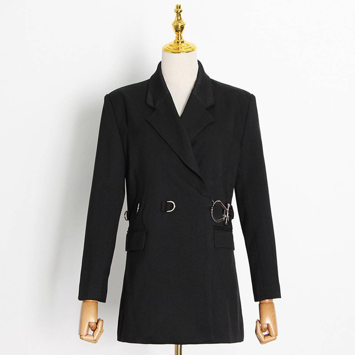 Elegant Belted Blazer ? Slim Vintage Fit