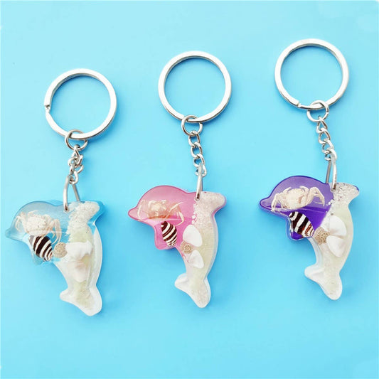 NEW DOLPHIN SHAPE KEYCHAIN SOUVENIR PENDANT